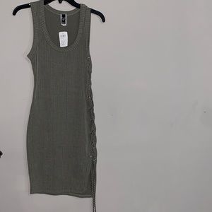 Windsor Mini Dress in Olive
